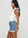 Dobabies--Miyuki Denim Mini Skirt Mid Wash