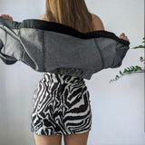 BACK TO SCHOOL OUTFITS-DOBABIES- Tiny Temptations Zebra Print Mini Skirt