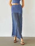 Dobabies--Sea Breeze Patchwork Maxi Skirt