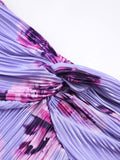 DOBABIES-SUMMER DRESS INS STYLE Floral Plisse Twist Tube Long Dress