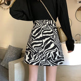 BACK TO SCHOOL OUTFITS-DOBABIES- Tiny Temptations Zebra Print Mini Skirt