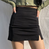 BACK TO SCHOOL OUTFITS-DOBABIES- Midnight Magic High Waist Mini Skirt