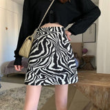 BACK TO SCHOOL OUTFITS-DOBABIES- Tiny Temptations Zebra Print Mini Skirt