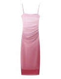 Dobabies-Y2K Style Summer Vacation Dress Streetwear INS Style Mesh Slip Dress