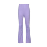 BACK TO SCHOOL OUTFITS-DOBABIES- 'I Purple U' Aesthetic Flared Bottom Pants