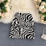 BACK TO SCHOOL OUTFITS-DOBABIES- Tiny Temptations Zebra Print Mini Skirt