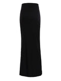 DOBABIES Fashion For Women Black Long Skirts High Waist Slim Seamless Elegant Ladies Gown Casual Summer  New Female Maxi Skirts